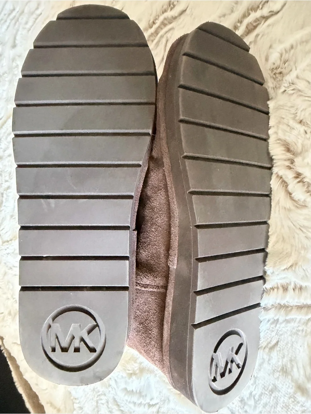 Michael Kors Cozy Shearling-Lined Suede Boots